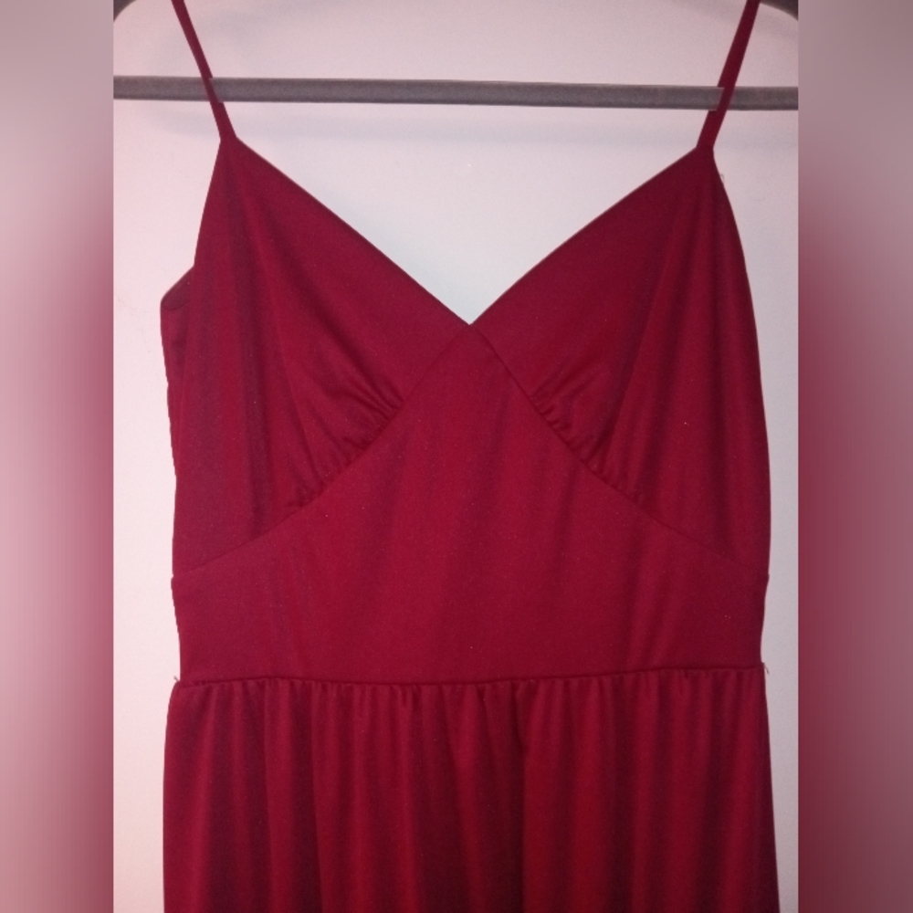 House of Bianchi Vintage Burgundy Dress
